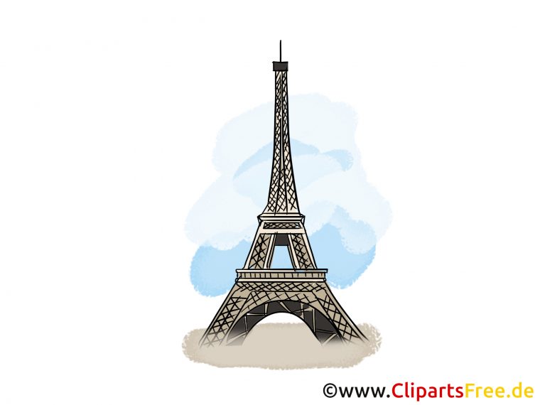 Tour Eiffel Dessins Gratuits – Paris Clipart Gratuit concernant Comment Dessiner Une Tour Eiffel