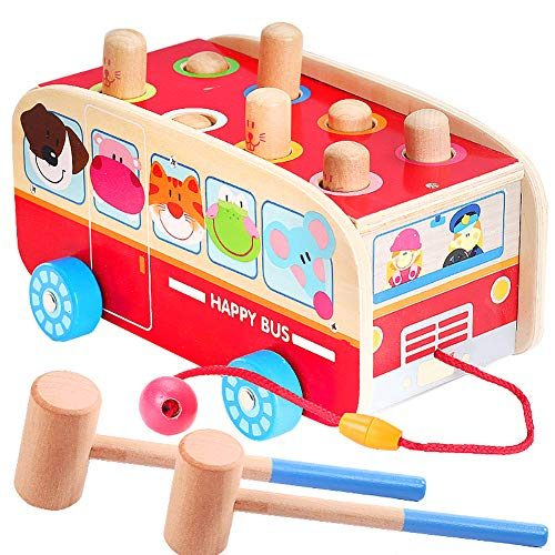 Vanplay Klopfbank Holz Hammerspiel Für Kinder Ab 2 Jahre intérieur Spiele Für Kinder 3 Jahre