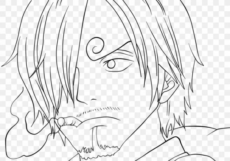 Vinsmoke Sanji Roronoa Zoro Line Art Drawing One Piece serapportantà Coloriage One Piece Sanji