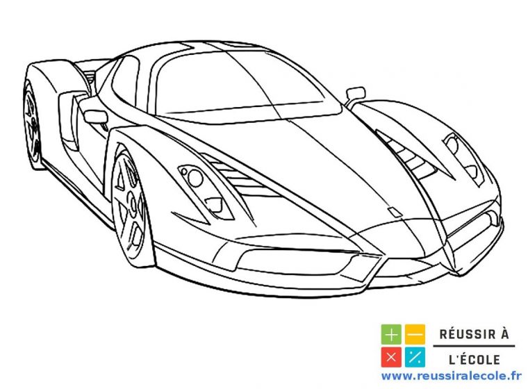 Voiture Coloriage / Coloriage En Ligne Voiture Coloriage destiné Coloriage De Voiture De Sport