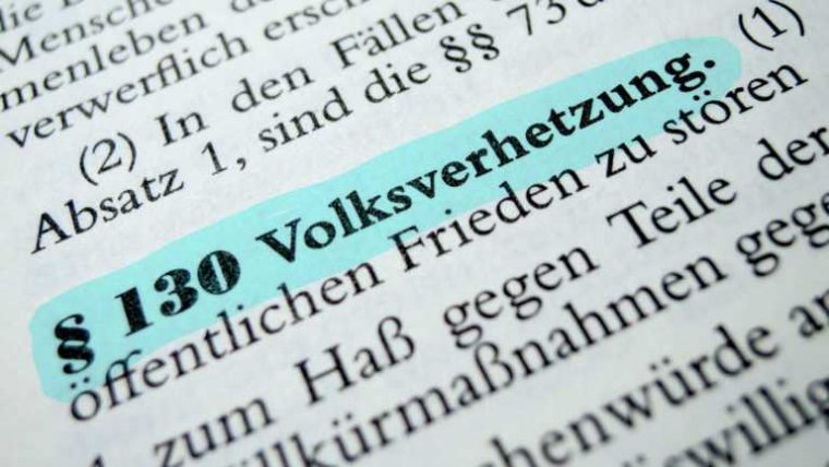 Volksverhetzung Ist, Wenn Man Die Deutschen Gegeneinander serapportantà Glaubensbekenntnis Der Juden