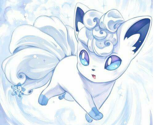 Volpix In White | Dessin Pokemon, Dessin Kawaii Animaux pour Dessin Goupix