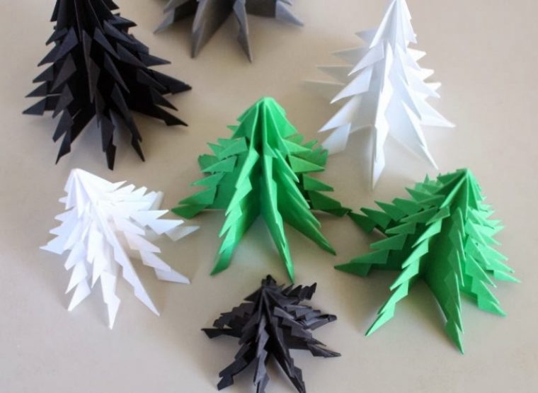 Weihnachtsbaum Basteln Papier | Dansenfeesten destiné Bastelanleitung Papier