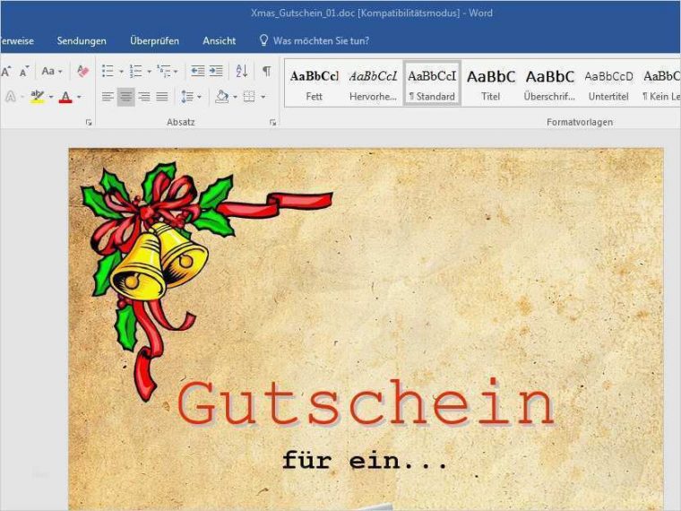 Weihnachtsgutschein Vorlage Inspiration Geschenk Gutschein destiné Gutschein Selbst Gestalten Und Ausdrucken