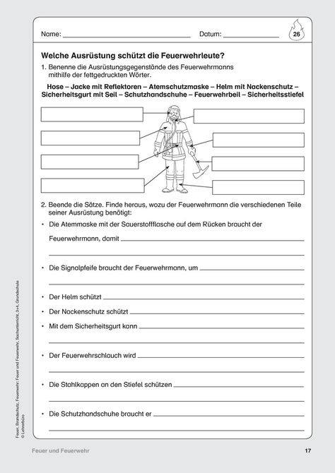 26 Feuer Sachunterricht-Ideen | Kinder Feuerwehr intérieur Feuer Versuche Grundschule