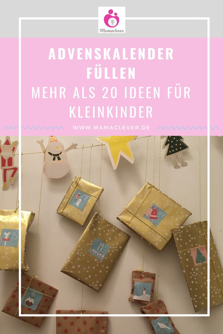 Adventskalender – Füllideen Für Kleinkinder serapportantà Adventskalender Kleinkind Basteln