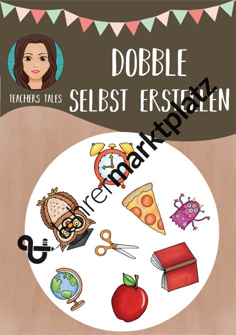 Anleitung: Dobble-Spiel Selbst Erstellen | Deutsch Lernen serapportantà Spiele Selber Erstellen