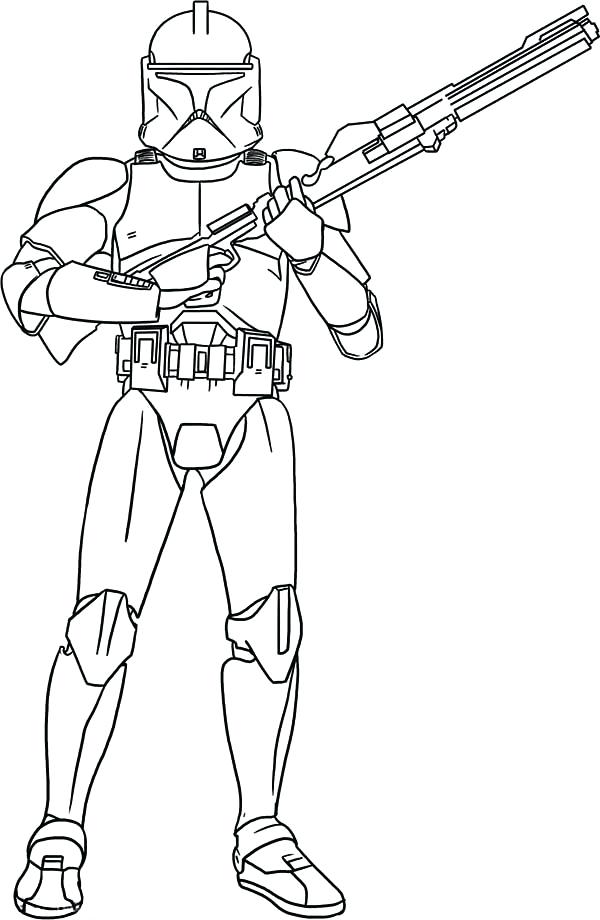 clone trooper coloring pages