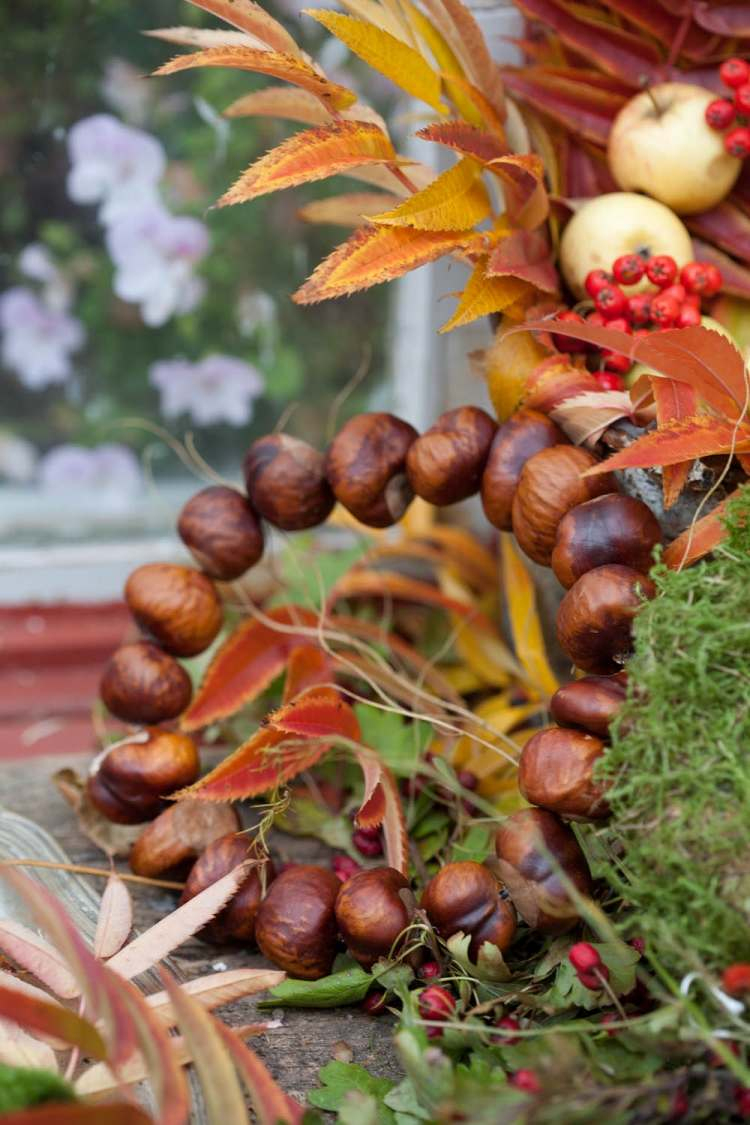 Basteln Mit Kastanien – 38 Kreative Ideen Für Herbstdeko avec Herbstdeko Basteln Mit Kastanien