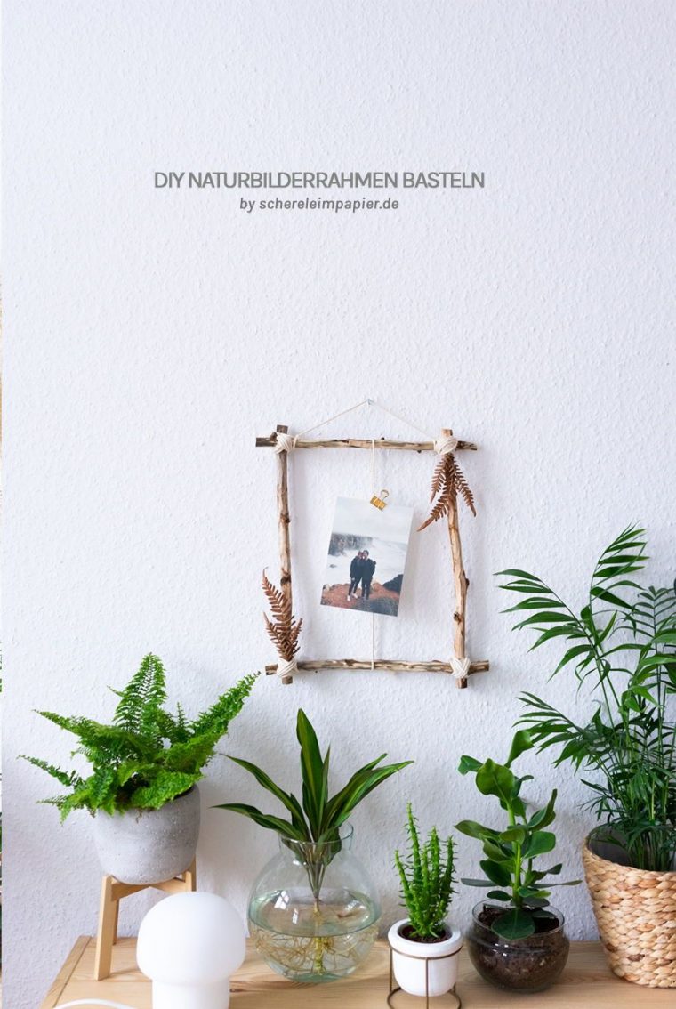 Basteln Mit Naturmaterialien: Deko Idee Aus Wald avec Basteln Mit Naturmaterialien Wald