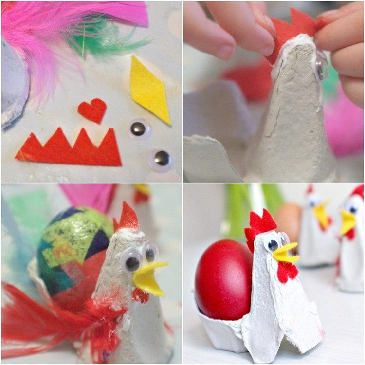 Bricolage Poule De Pâques Maternelle : Tutos Détaillés encequiconcerne Bricolage Facile Et Rapide