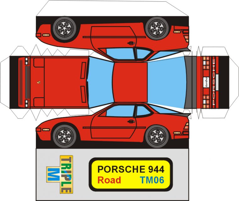 Brinquedos De Papel Para Imprimir E Montar Carros avec Auto Basteln Papier