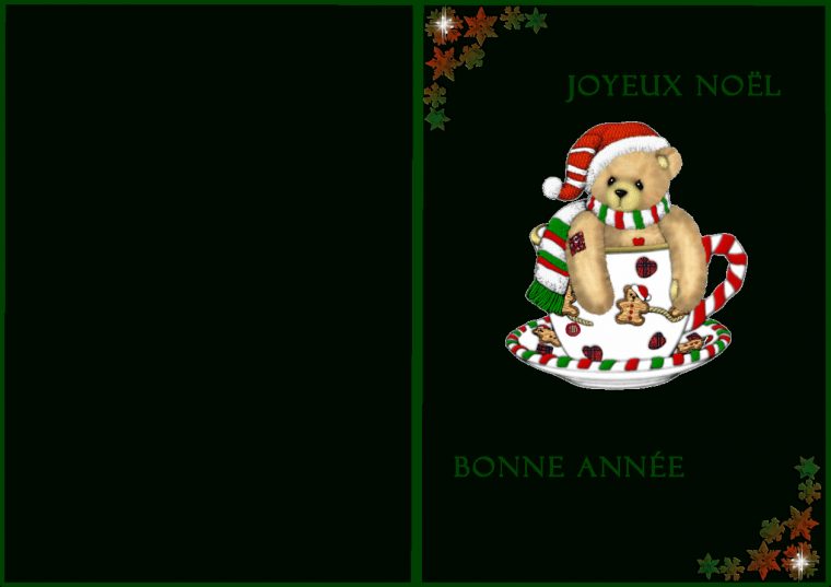 Carte De Voeux Joyeux Noel A Imprimer 😛 serapportantà Carte De Voeux A Imprimer