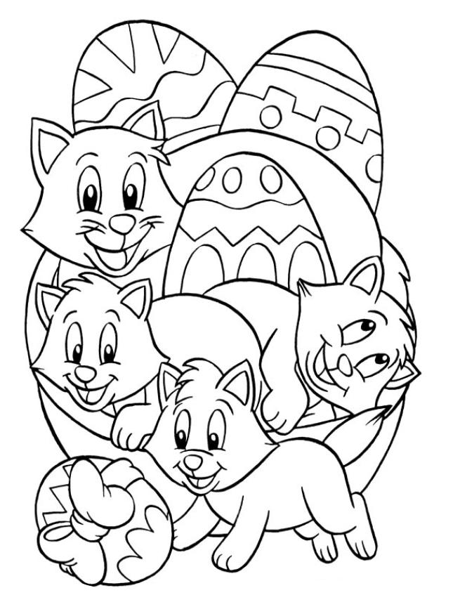 Coloriage À Dessiner Oeuf De Paques À Imprimer dedans Coloriage Oeuf De Paques