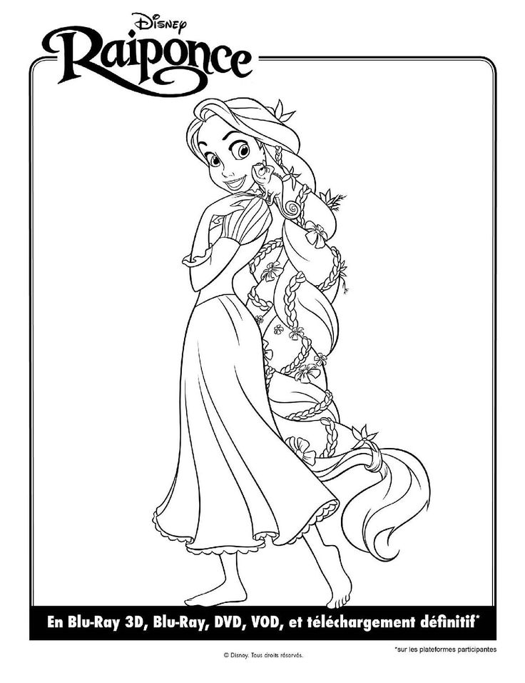 Coloriage Barbie Princesse Raiponce A Imprimer | Princess encequiconcerne Coloriage Barbie Princesse