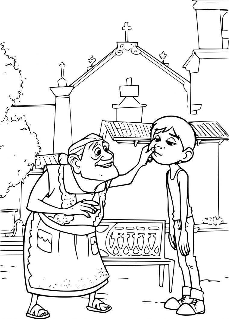 Coloriage Coco Pixar À Imprimer Sur Coloriages encequiconcerne Dessin A Colorier Disney