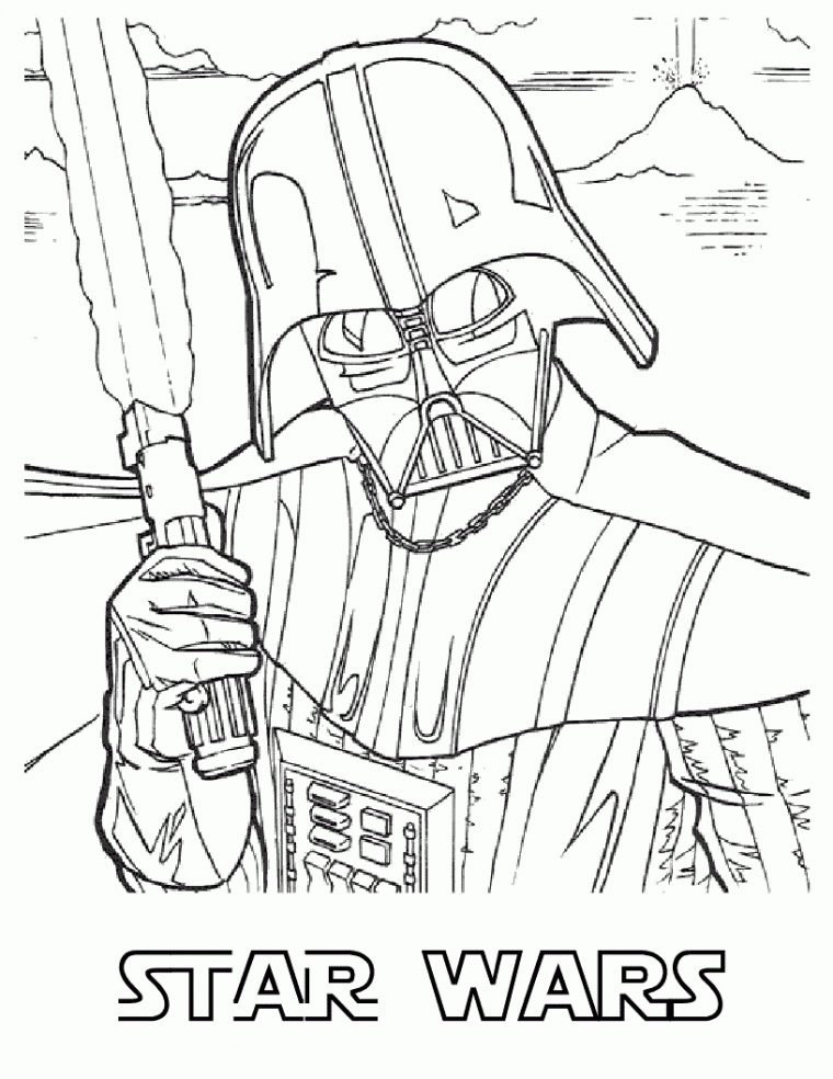 Coloriage Star Wars À Imprimer Pour Les Enfants – Cp24742 intérieur Coloriage De Star Wars