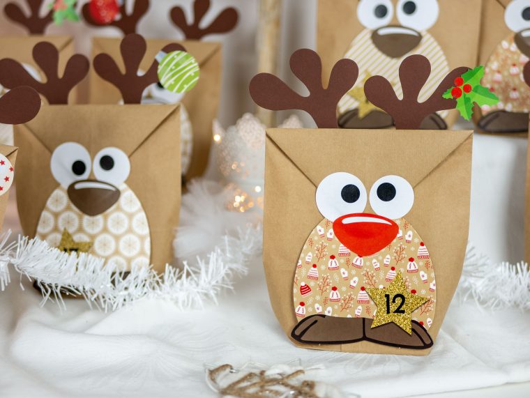 Diy Adventskalender Set Rentiere Zum Befüllen – Mit avec Adventskalender Selber Machen Kinder