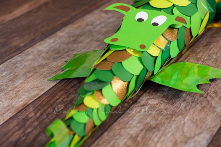 Diy: Drachen Schultüte Basteln – Diy, Inspirationen, Deko tout Drachen Basteln Kindergarten