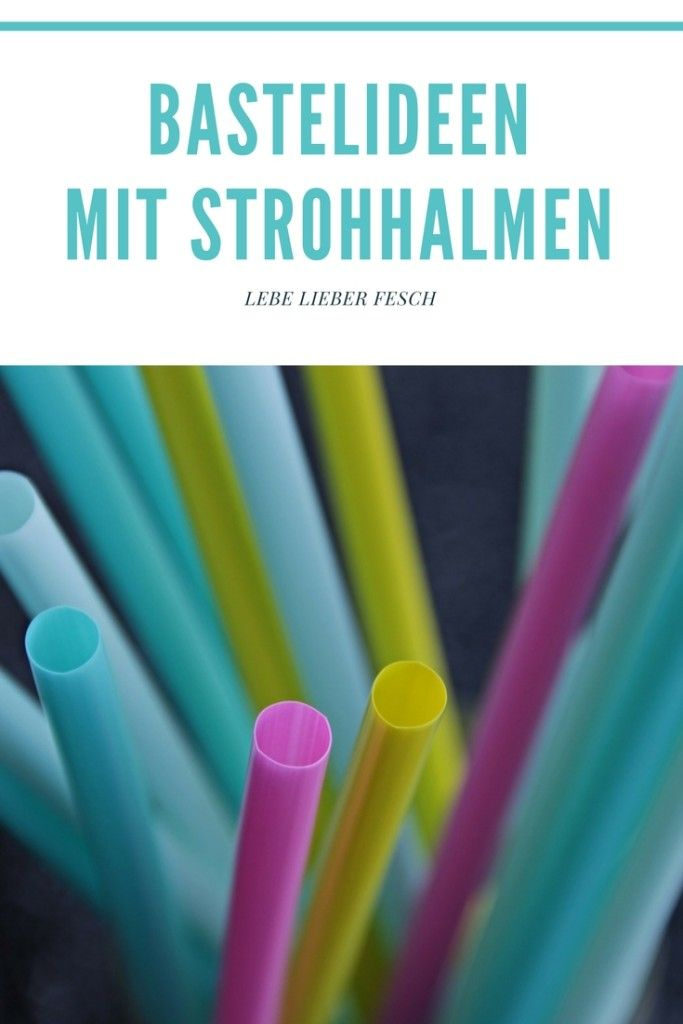 Entdecke Fesche Tipps, Um Mit Strohhalmen Zu Basteln # destiné Bastelideen Mit Strohhalmen