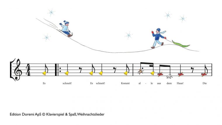 Es Schneit, Es Schneit | Klavierspiel & Spaß encequiconcerne Es Schneit Es Schneit Text