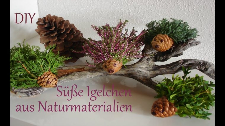 Herbstdeko Aus Naturmaterialien. Diy Herbstdeko Kleine destiné Basteln Mit Naturmaterialien Wald