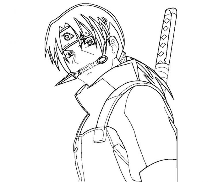 itachi coloring pages