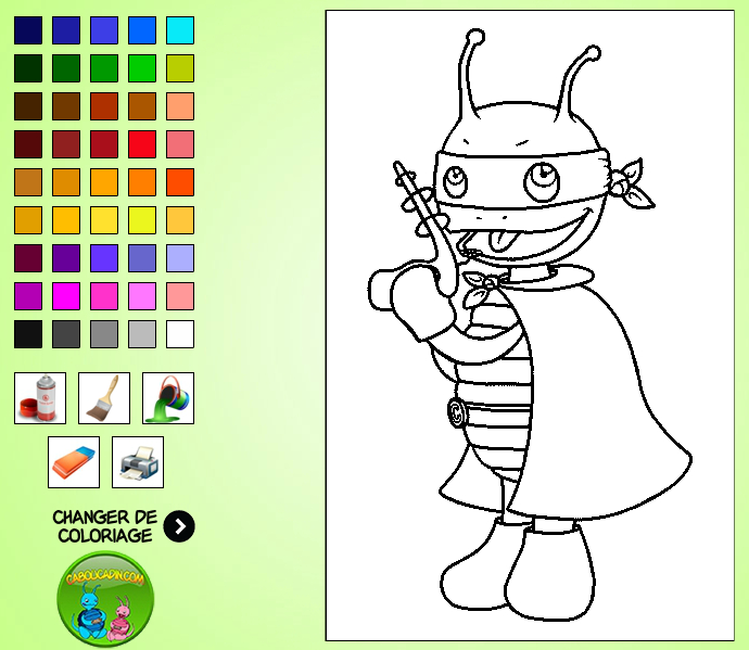 Jeu De Coloriage En Ligne – Klopeiner See avec Jeu De Dessin En Ligne