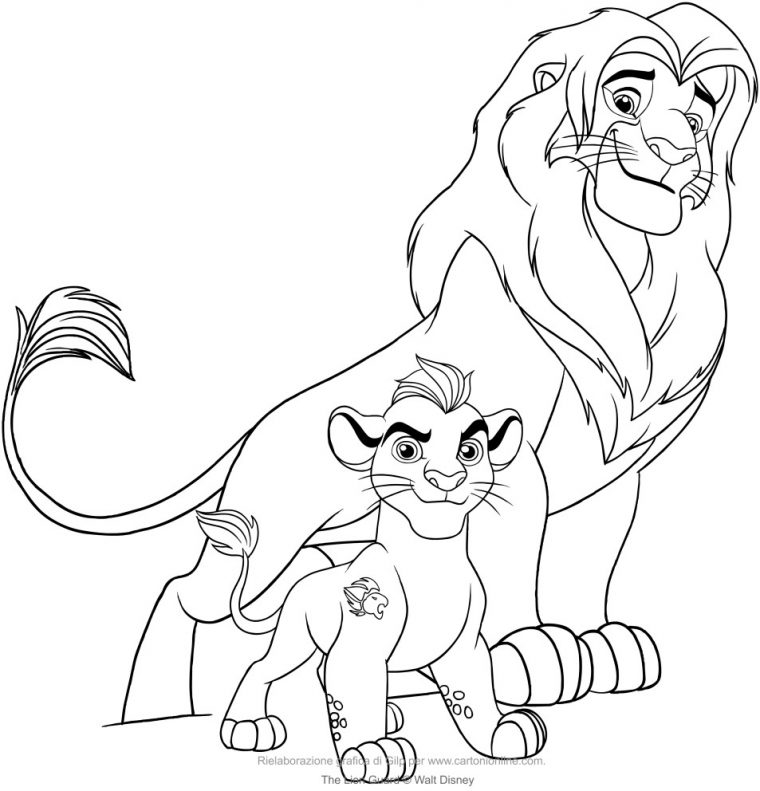 lion guard coloring pages