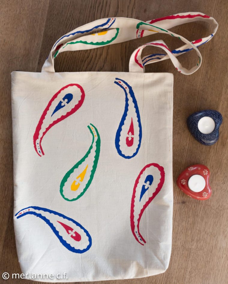 Paisley-Tasche – Handmade Kultur à Taschen Basteln Mit Kindern