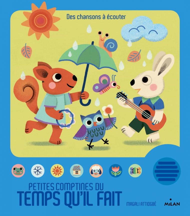 Petites Comptines Du Temps Qu'Il Fait – Editions Milan intérieur Comptine Bebe A Ecouter