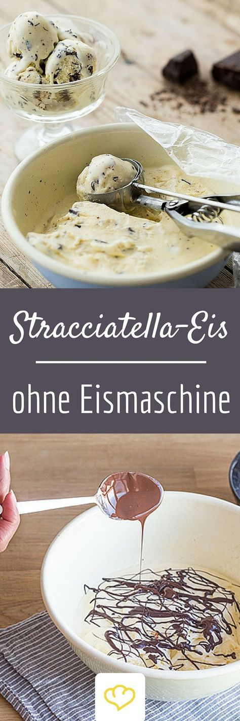 Schwarz-Weißer Waffelgenuss: Stracciatella-Eis Selber pour Speiseeis Herstellen