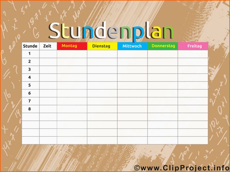 Unvergesslich Stundenplan Vorlage Kostenlos | Kostenlos concernant Stundenplan Online Ausfüllen