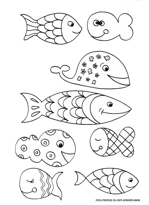 13 Inspirant De Coloriage Poissons Maternelle Images avec Coloriage Poisson Avril Tfou