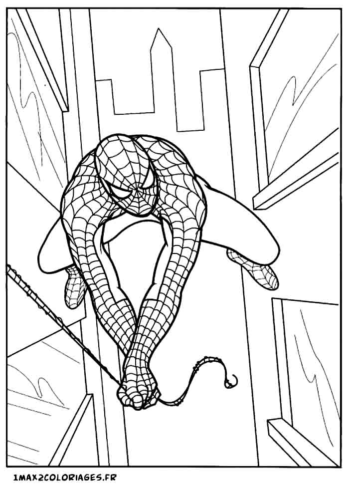 167 Dessins De Coloriage Spiderman À Imprimer Sur pour Coloriage Spiderman A Imprimer