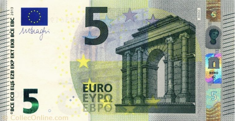 5 Euros : Billets, Euros, Belgique, 2013, Papier serapportantà Coloriage De Billet Euro