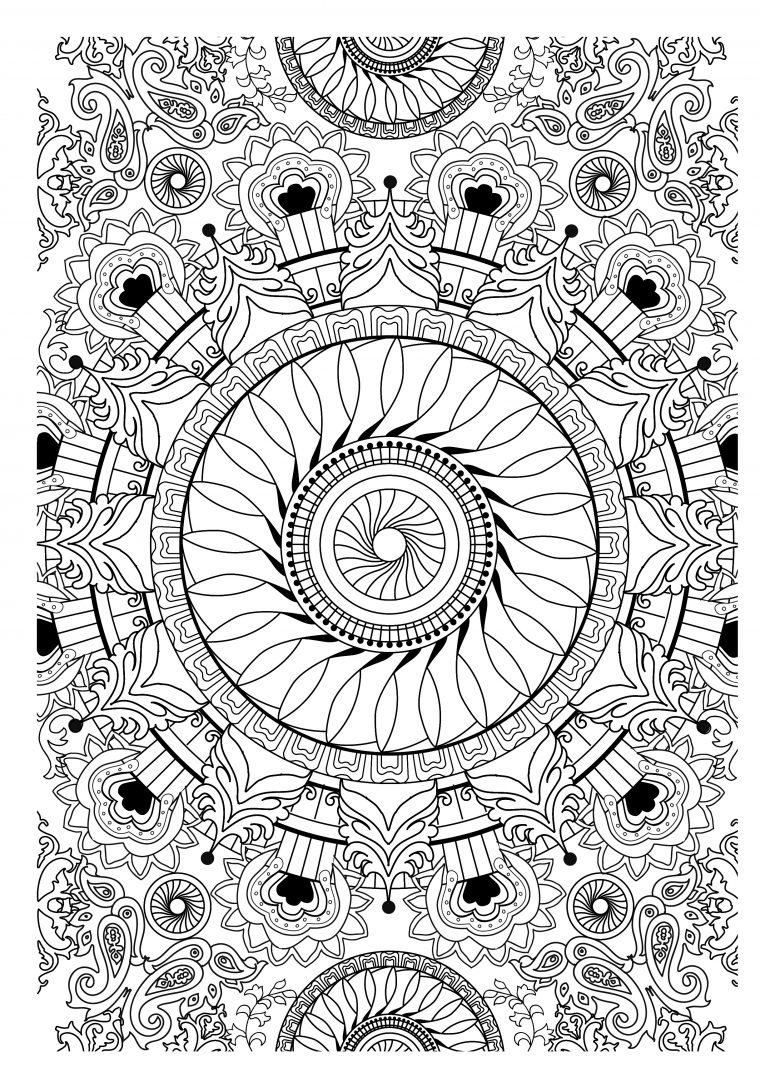 71 Dessins De Coloriage Anti-Stress À Imprimer Sur destiné Coloriage Anti Stress Greatestcoloringbook