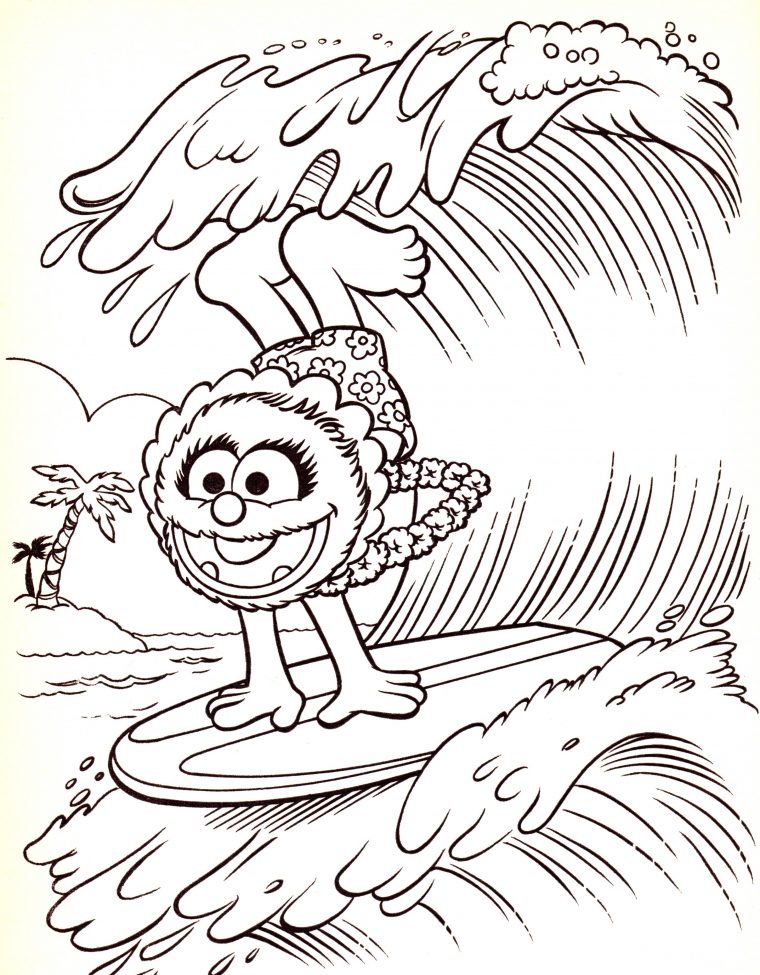 hawaiian coloring pages