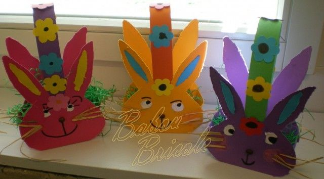 Affichage D'Une Image | Diy De Pâques, Craft, Bricolage De avec Paniers De Paques Avec Des Lapins Encequiconcerne