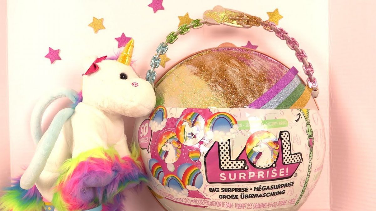 Boule Poupées Lol Diy Licorne Mégasurprise Big Surprise avec Dessins De