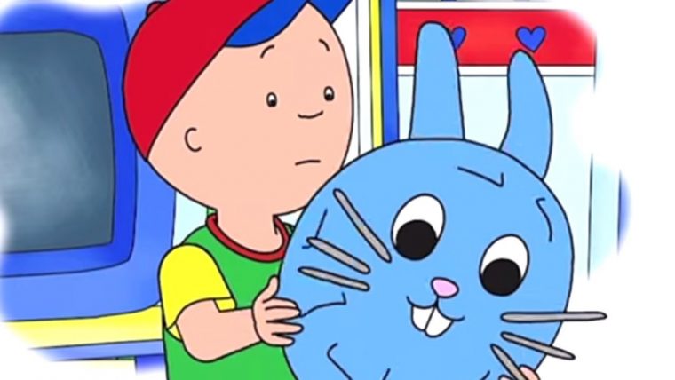 Caillou En Français | Caillou Et Le Lapin De Papier Mâché pour Cailloux En Francais Dessin Animes