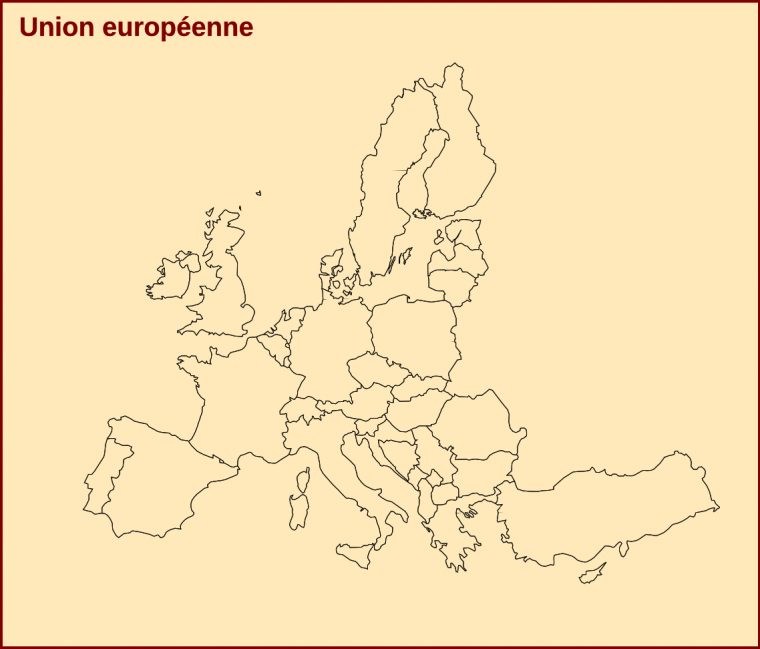 Cartograf.fr : Les Cartes Des Continents : L'Europe avec Librecours Eu