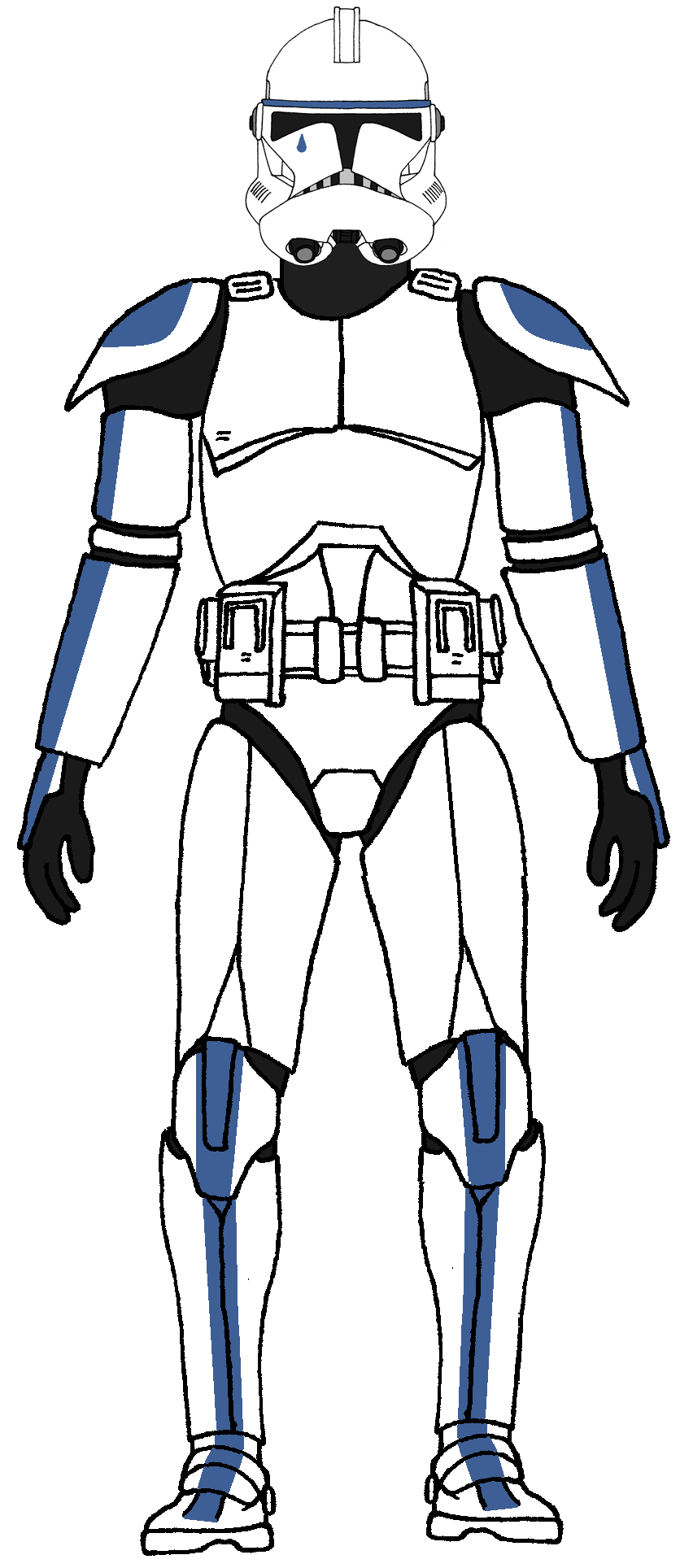 Clone Trooper 501St Legion Tup 1 | Star Wars Clone Wars destiné Clone