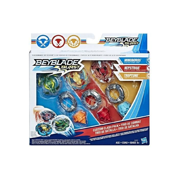 Coffret De 3 Toupies Beyblade Burst Performance 2017/2018 avec Images Toupie Beybladed Burst