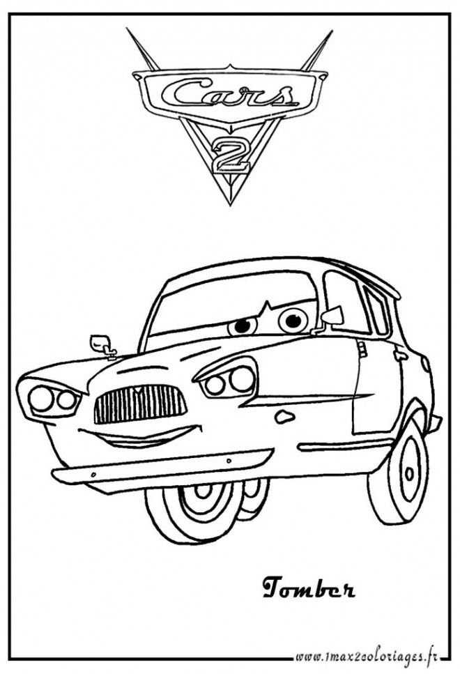 Coloriage Cars À Trois Roues Disney Dessin Gratuit À Imprimer à Dessins 4 Roue A Imprimer