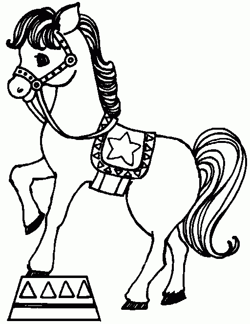 Coloriage Cheval À Imprimer Pour Les Enfants – Cp07377 serapportantà Cheval Barbie Dessin Facile