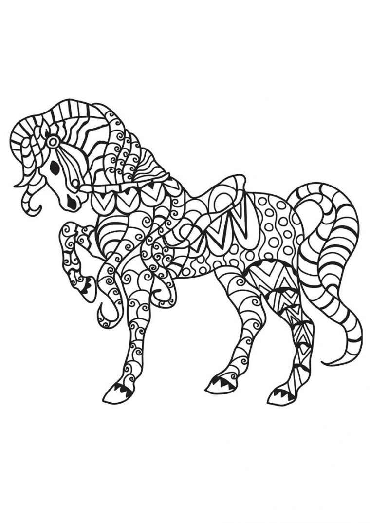 Coloriage Cheval Avec Selle – Coloriages Gratuits À destiné Dessin L Amendier A Imprimer