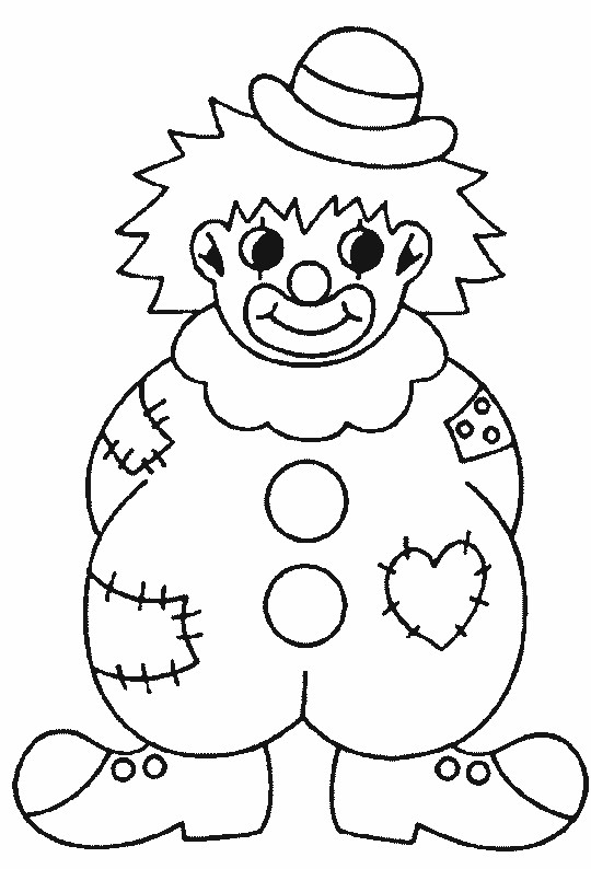 Coloriage Clown Gratuit À Imprimer concernant Coloriage 3 Ans Pdf