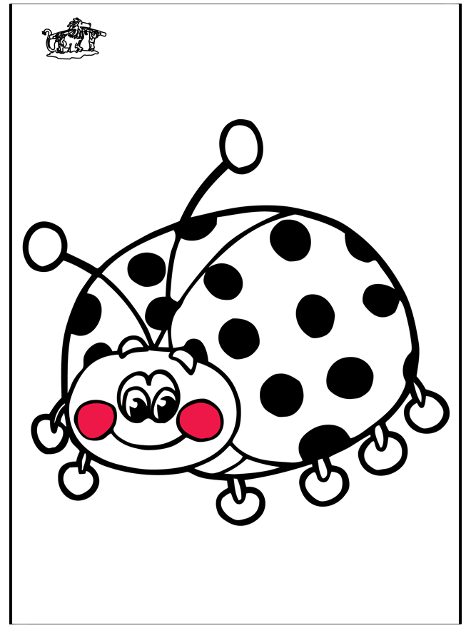 Coloriage Coccinelle #3423 (Animaux) – Album De Coloriages serapportantà Dessiner Coccinelle Sur Gommette