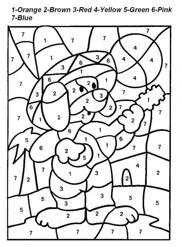 Coloriage Coloriage Par Numéros #125542 (Éducatifs pour Coloriage Par Numero A Imprimer Gratuit